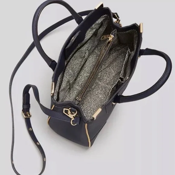 Rebecca Minkoff Amorous Satchel – Black Leather Crossbody / Top Handle - Picture 2 of 7